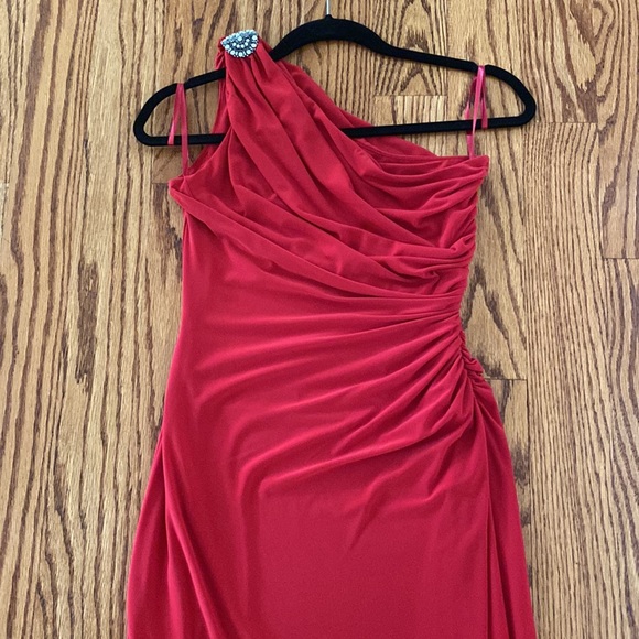 Lauren Ralph Lauren evening dress. Pullover style. Classic Roasted Pepper Red 4 - Picture 2 of 13